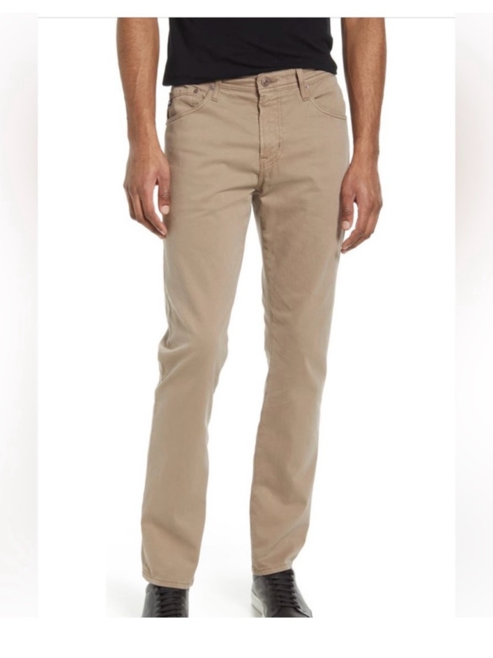 Ag Adriano Goldschmied Slim Straight Khaki Jeans 31x32